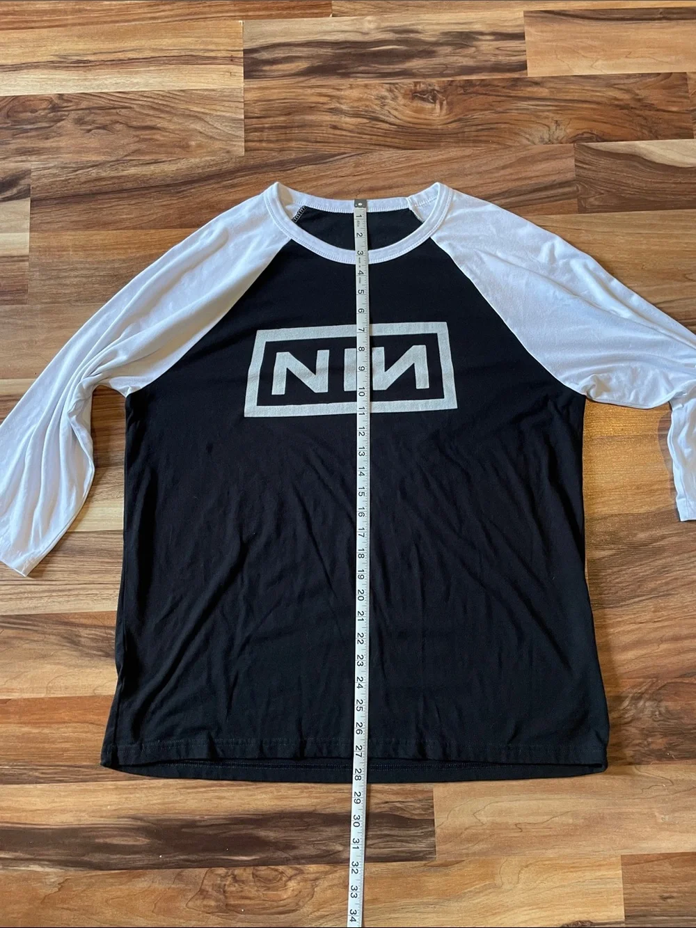 Nine Inch Nails 3/4 length sleeve tee size XL NIN - Picture 3 of 3